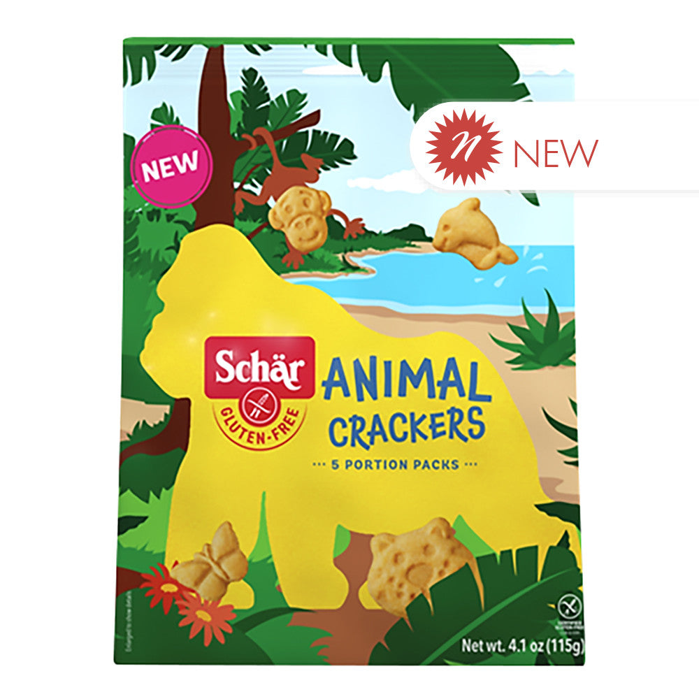 Wholesale Schär Gluten-Free Animal Crackers 4.1 Oz Bag- Bulk