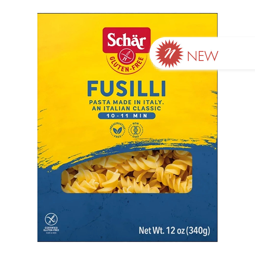 Wholesale Schär Gluten-Free Fusili 12 Oz Box- Bulk