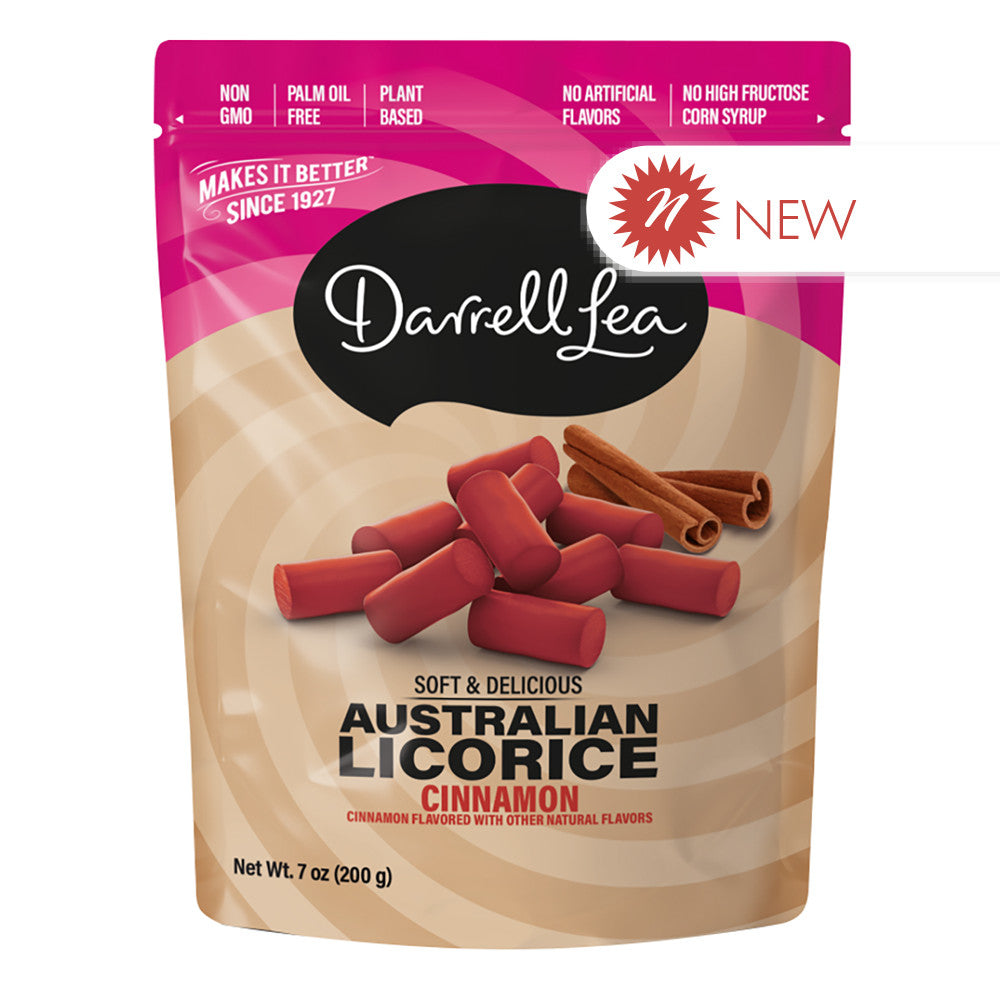 Wholesale Darrell Lea - Cinnamon Soft Licorice - 7Oz- Bulk