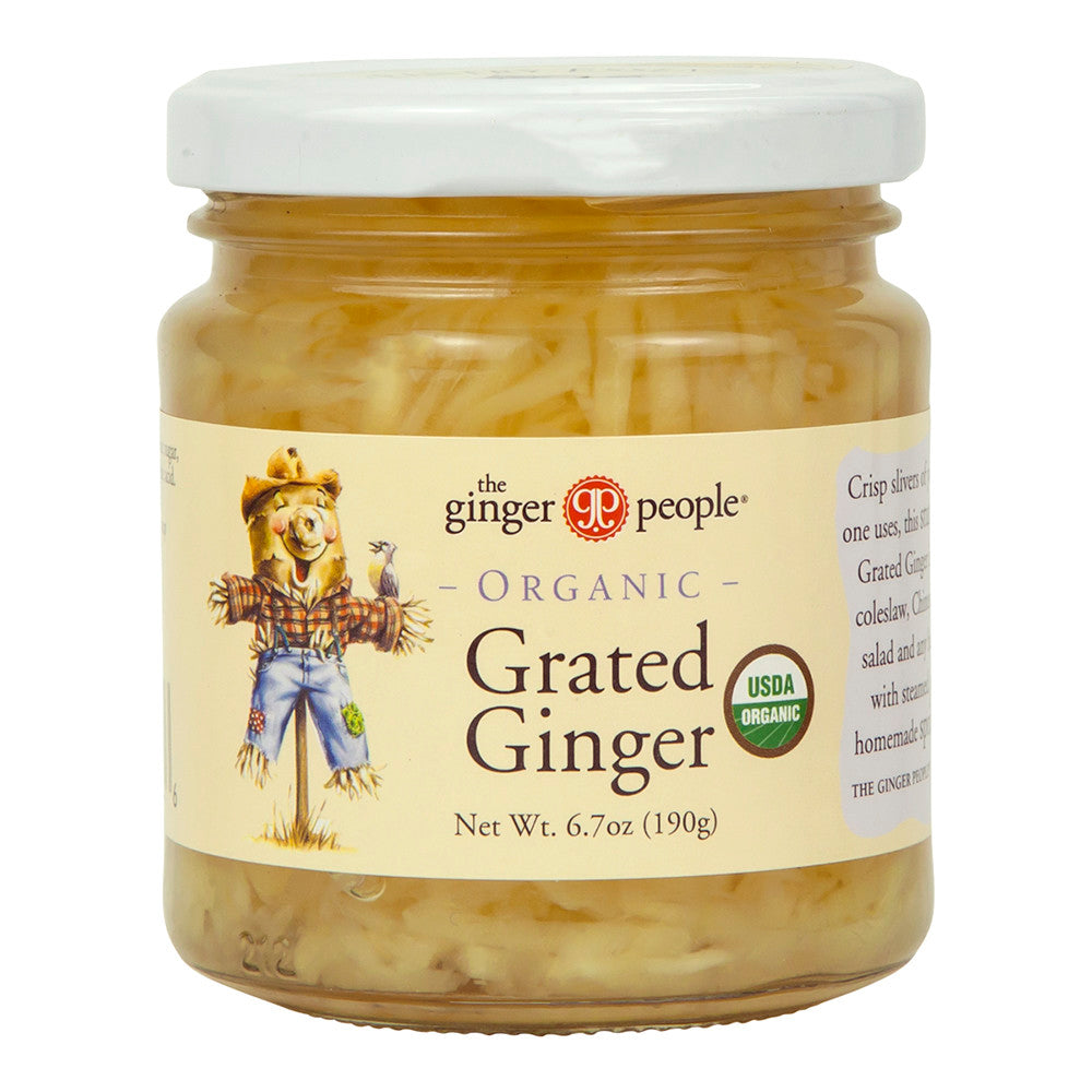 Wholesale Ginger People Organic Grated Ginger 6.7 Oz Jar- Bulk