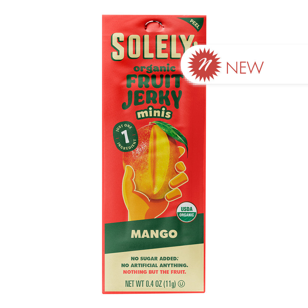 Wholesale Solely Mini Fruit Jerky Mango 0.4 Oz- Bulk
