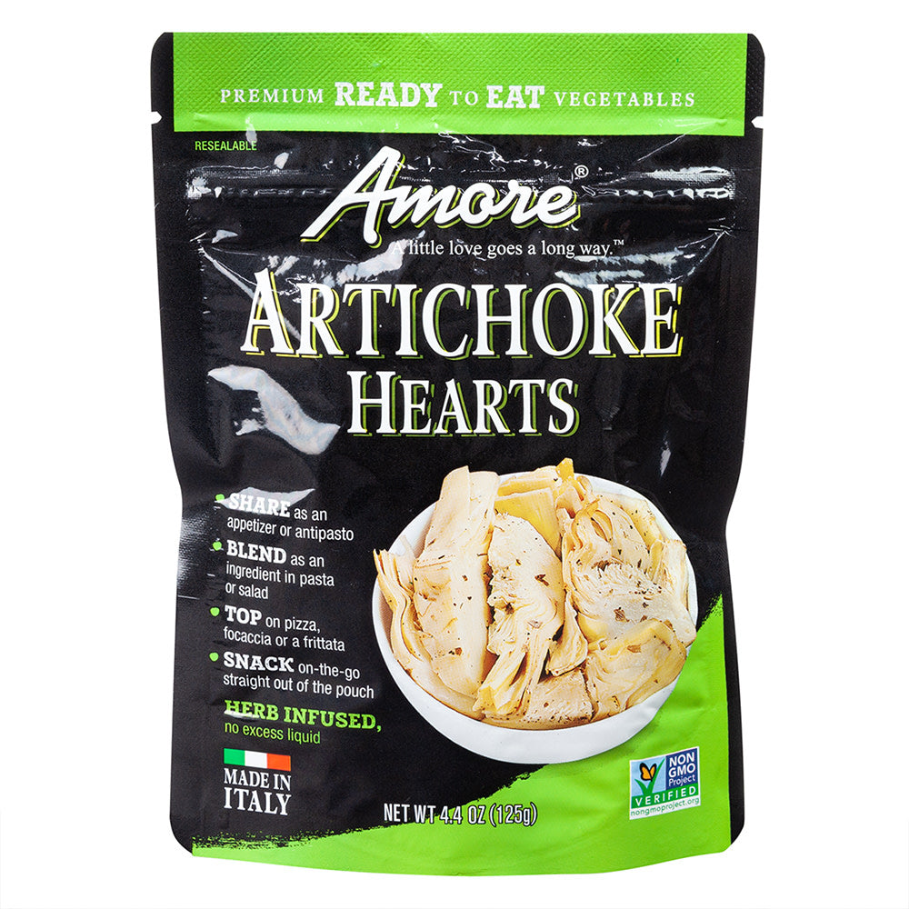 Wholesale Amore Artichoke Hearts 4.4 Oz Pouch- Bulk