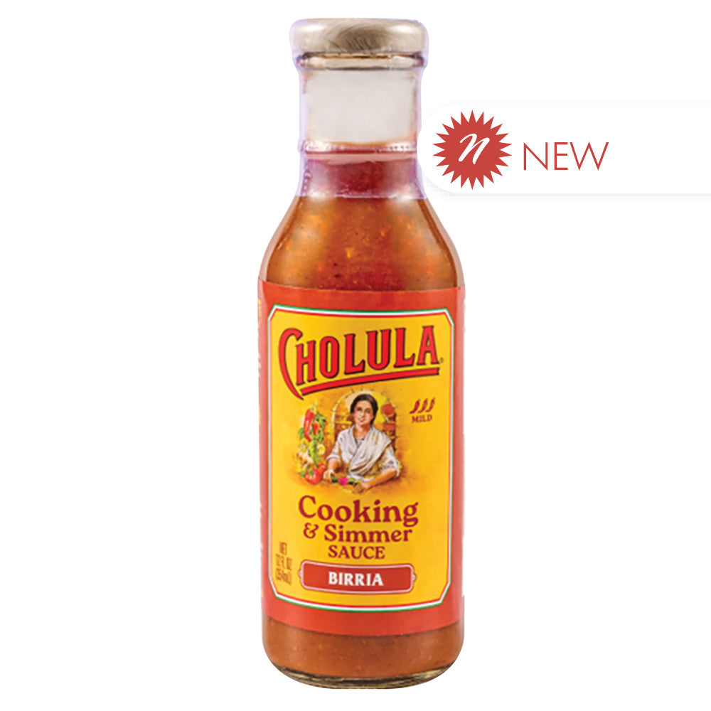 Wholesale Cholula Birria Cooking & Simmer Sauce 12 Oz Bottle- Bulk