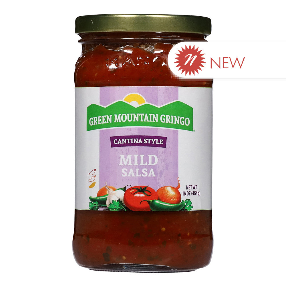 Wholesale Green Mountain Gringo Mild Cantina Salsa 16 Oz Jar- Bulk