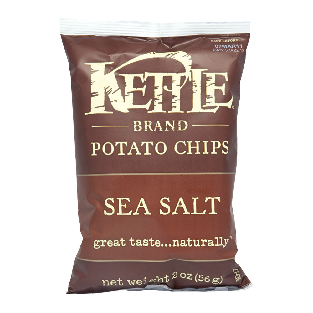 Wholesale Kettle Sea Salt Potato Chips 2 Oz Bag- Bulk