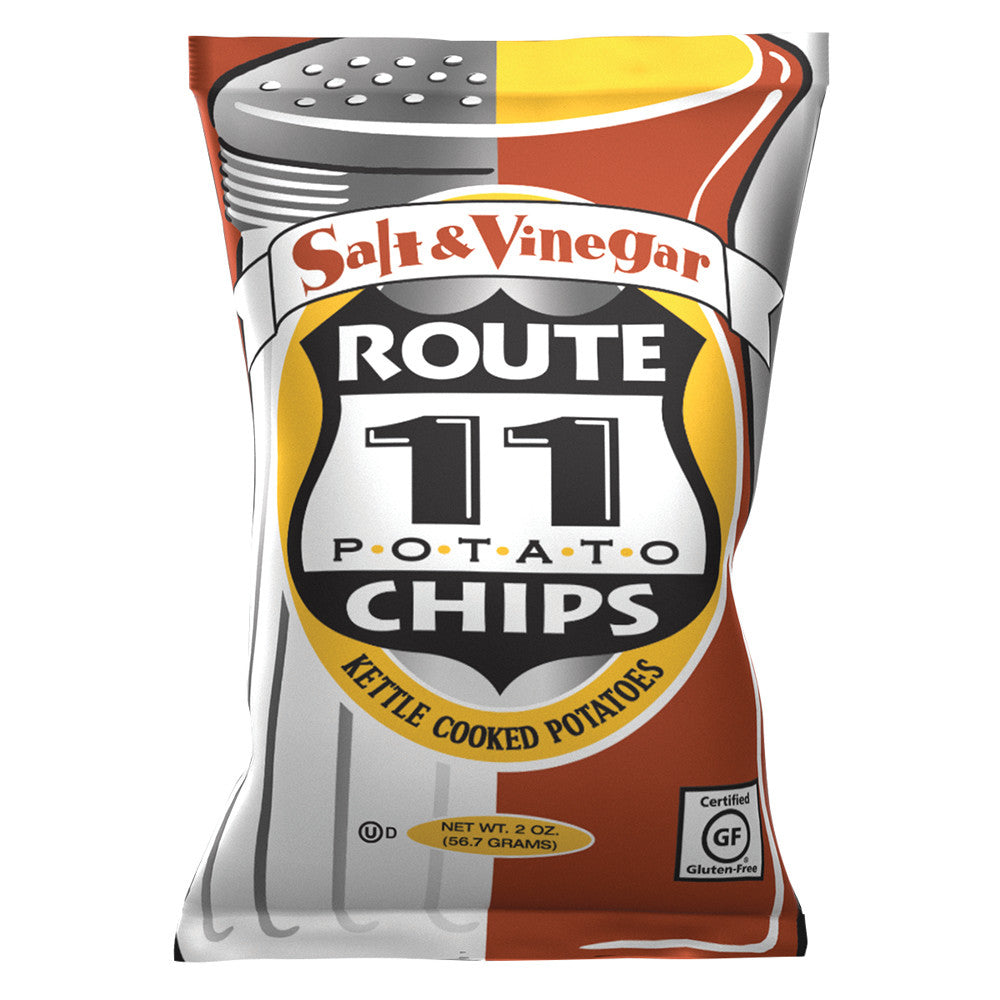 Wholesale Route 11 Salt And Vinegar Potato Chips 2 Oz Bag- Bulk