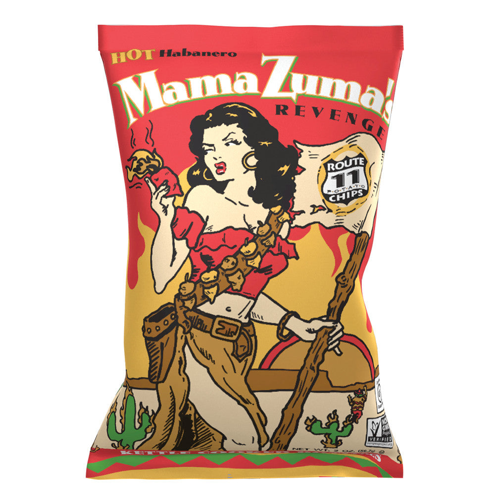Wholesale Route 11 Mama Zuma'S Revenge Potato Chips 2 Oz Bag- Bulk