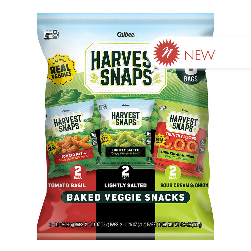 Wholesale Calbee - Harvest Snaps Variety Pk(6Ct) - 5.3Oz- Bulk