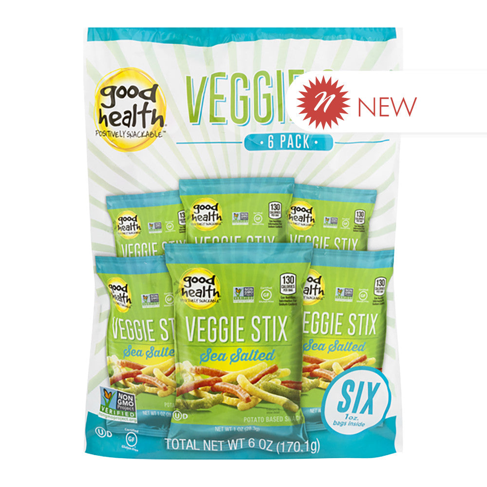 Wholesale Good Health Veggie Stix Multipack 6 Ct 6 Oz Bag- Bulk