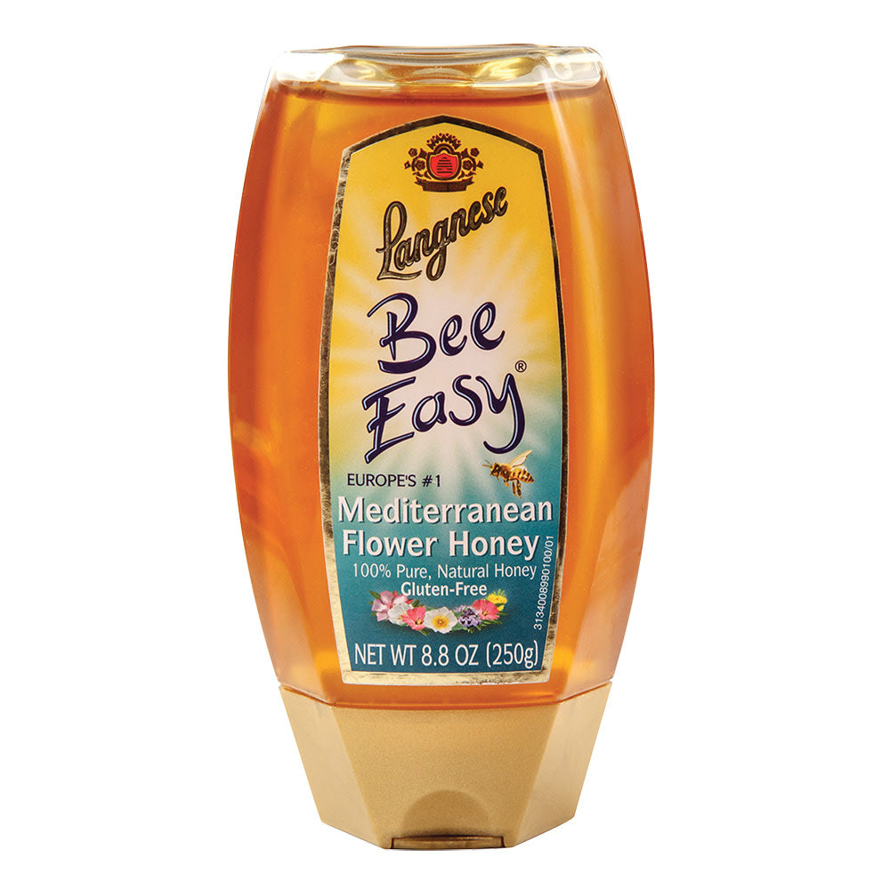 Wholesale Langnese Bee Easy Mediterranean Flower Honey 8.8 Oz Bottle- Bulk
