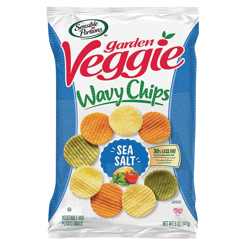 Wholesale Sensible Portions Sea Salt Veggie Chips 5 Oz Bag- Bulk
