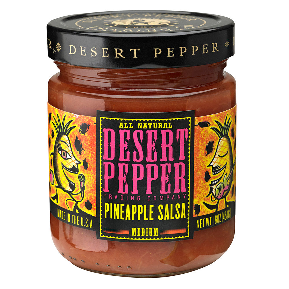 Wholesale Desert Pepper Pineapple Salsa 16 Oz Jar- Bulk