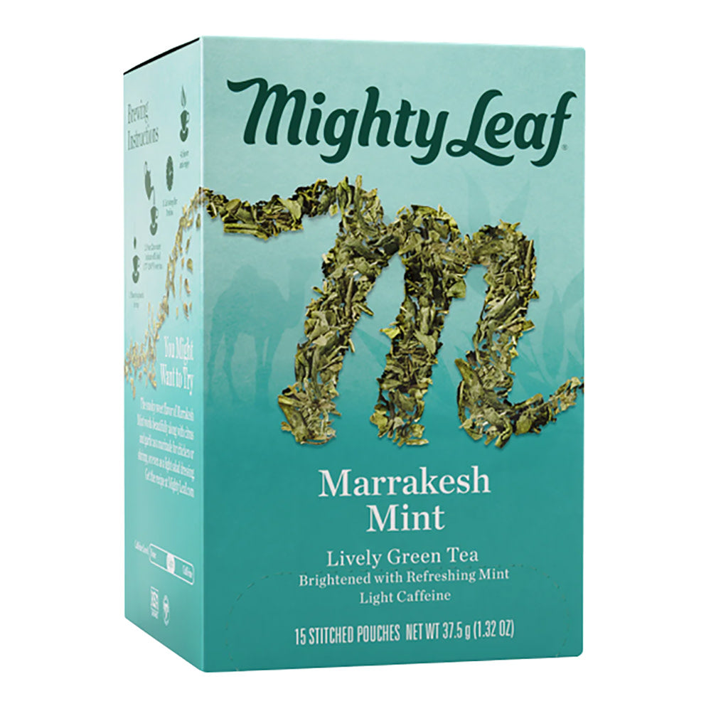 Wholesale Mighty Leaf Marrakesh Mint Tea 15 Ct Box- Bulk