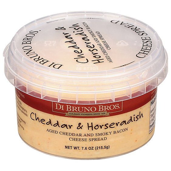 Di Bruno Bros Cream Cheese Spread Horseradish Bacon 7.6oz 6ct