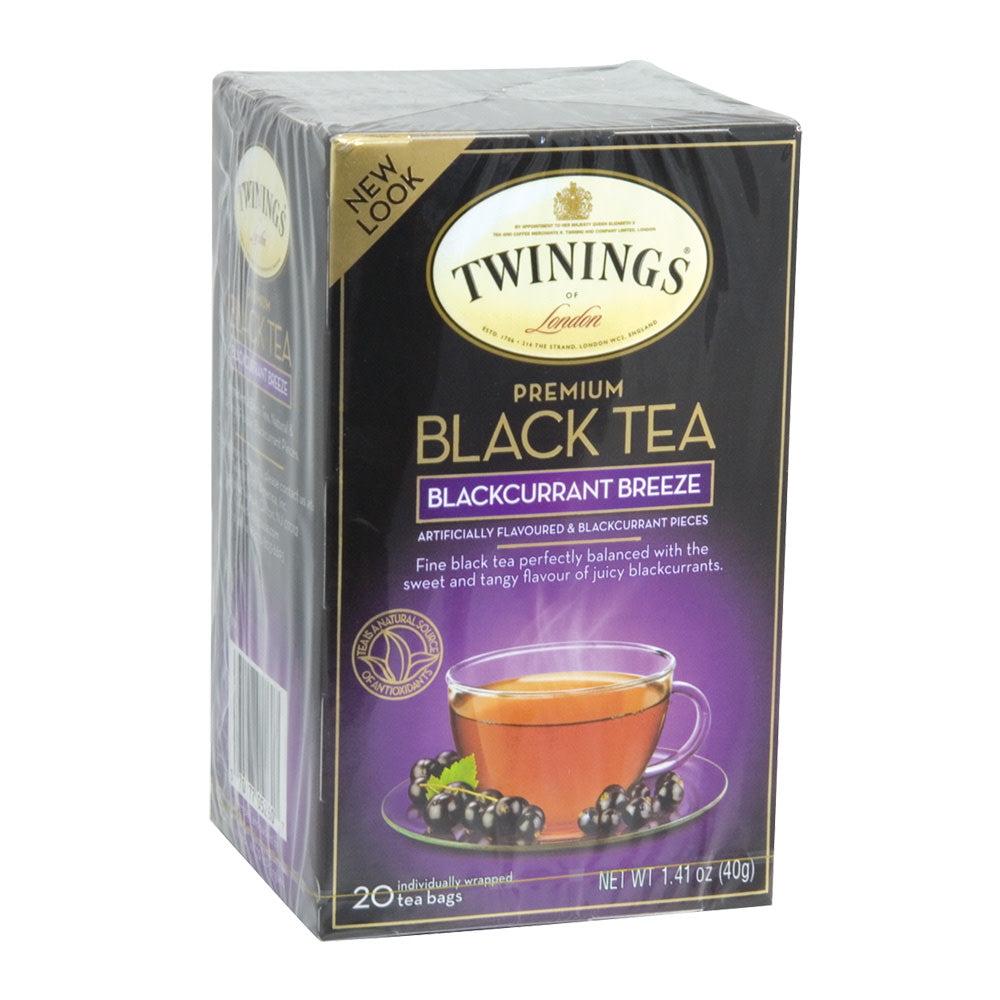 Wholesale Twinings Blackcurrant Breeze Black Tea 20 Ct Box- Bulk