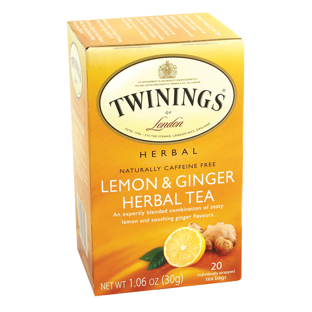Wholesale Twinings Lemon And Ginger Tea 20 Ct Box- Bulk