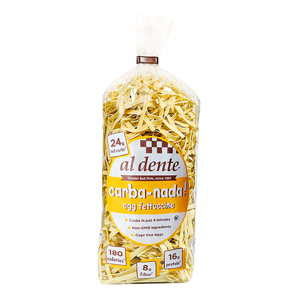 Wholesale Al Dente Carba Nada Egg Fettucine Pasta 10 Oz Bag- Bulk