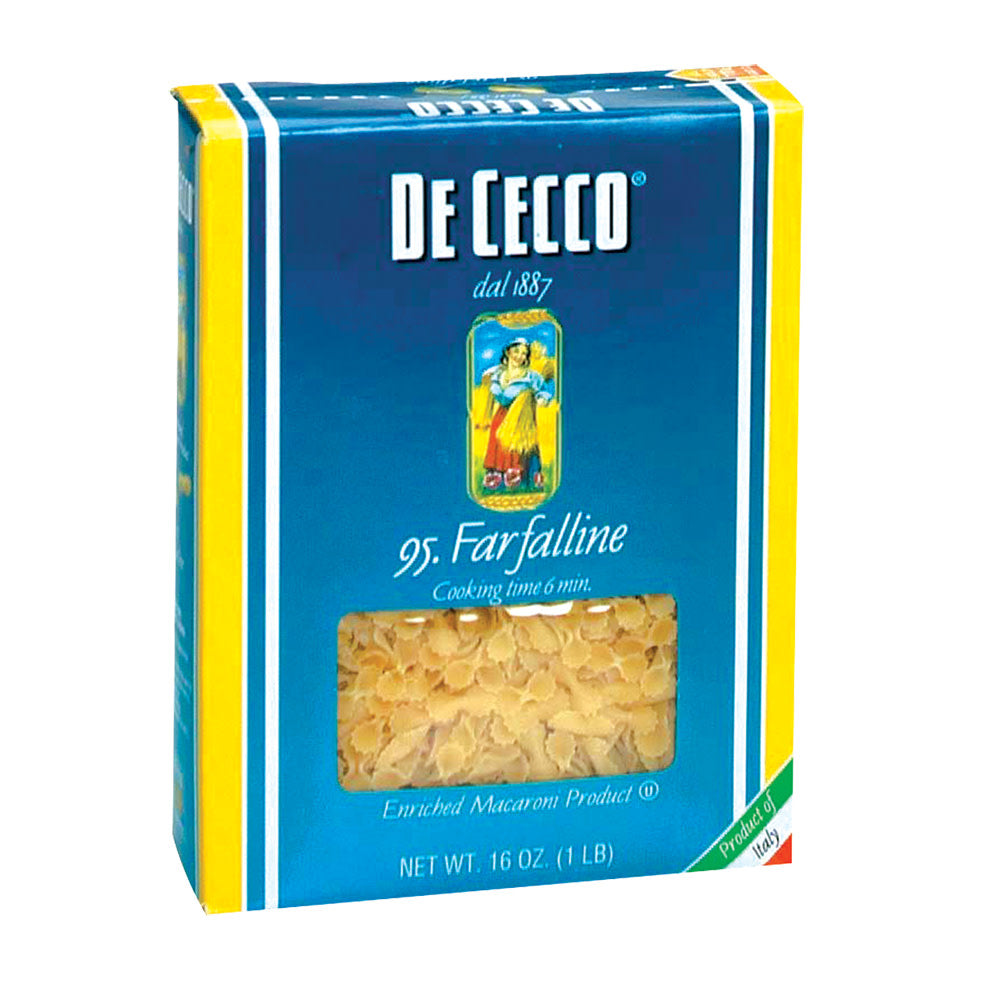 Wholesale De Cecco Farfalline Pasta 16 Oz Box # 95- Bulk