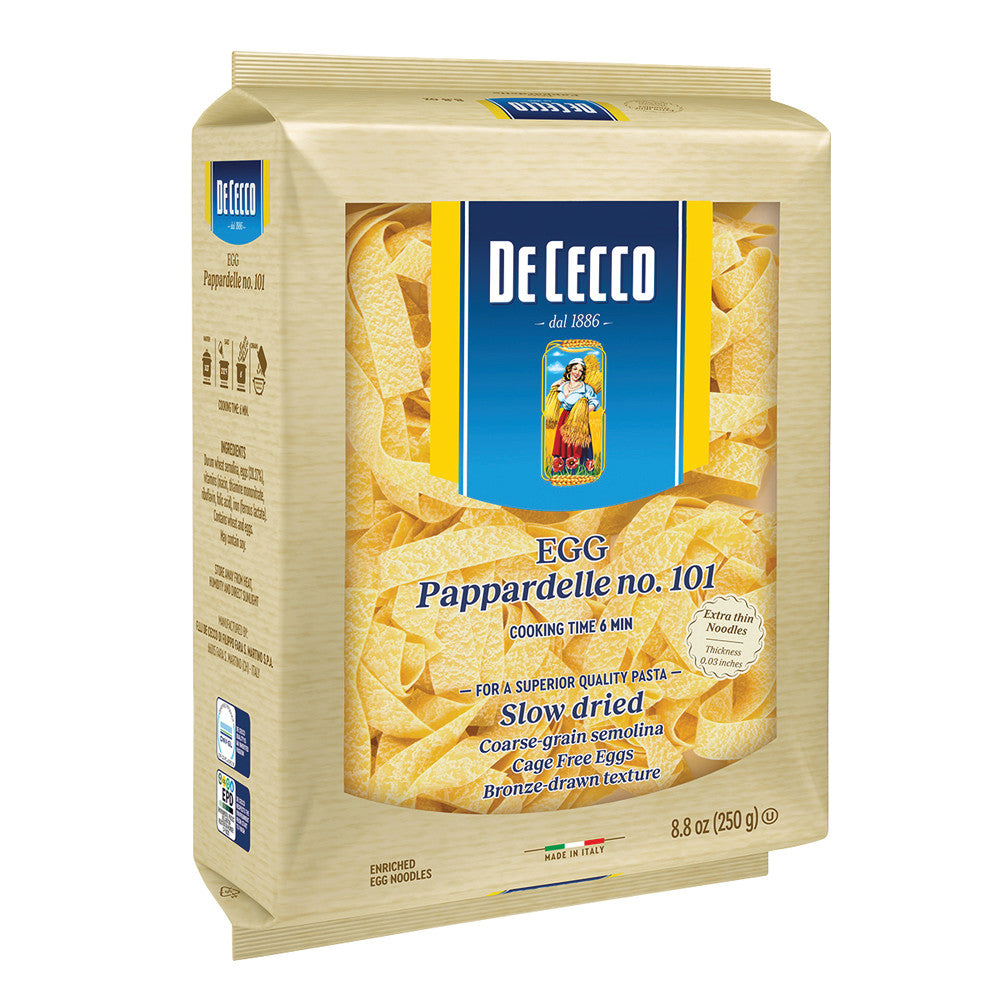 Wholesale De Cecco Parpardelle Pasta 8.8 Oz Box # 101- Bulk