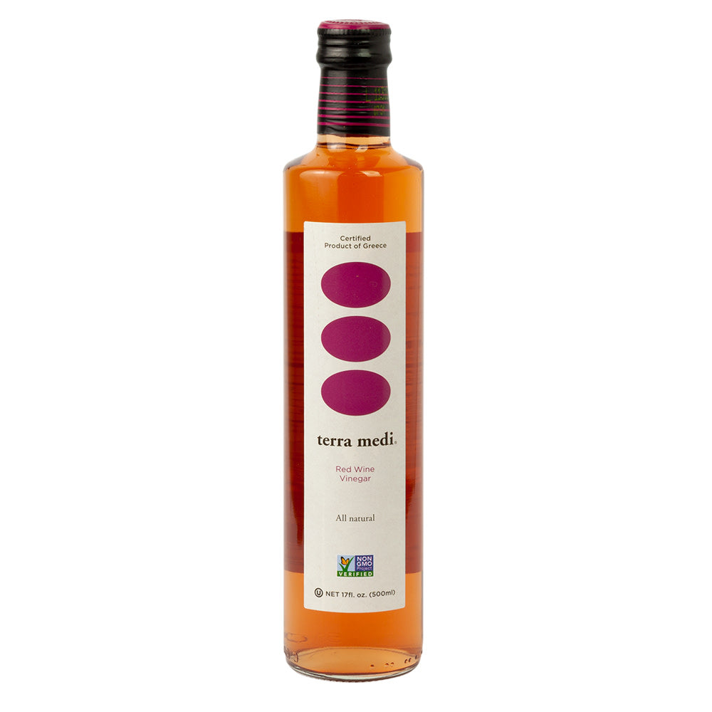 Wholesale Terra Medi Red Wine Vinegar 17 Oz Bottle- Bulk