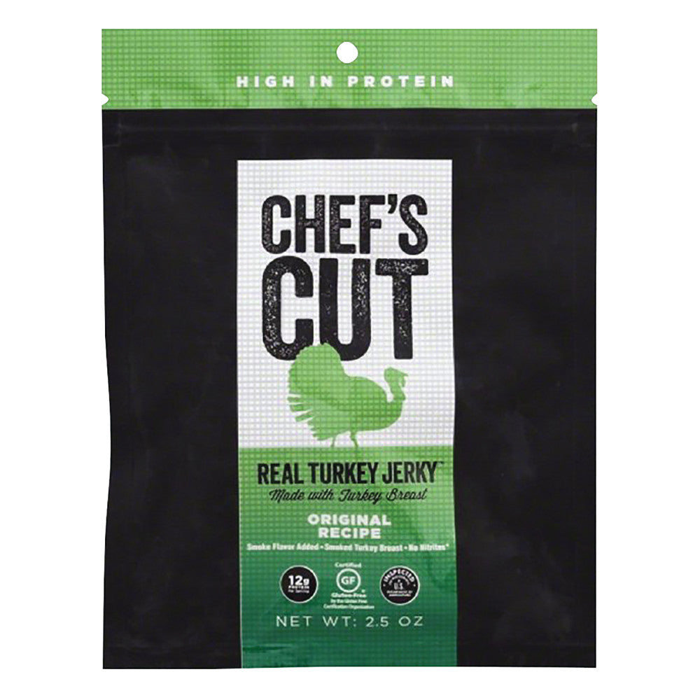 Wholesale Chef'S Cut Teriyaki Turkey Jerky 2.5 Oz Bag- Bulk