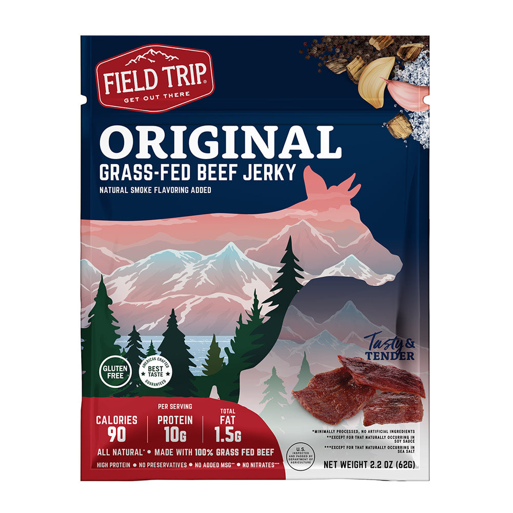 Wholesale Field Trip Beef Jerky Original 2.2 Oz- Bulk