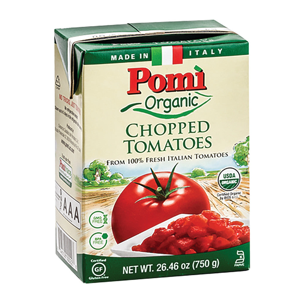 Wholesale Pomi Organic Chopped Tomatoes 26.46 Oz- Bulk