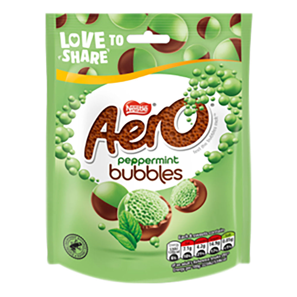 Wholesale Nestle - Aero - Peppermint Bubbles Pouch - 2.8Oz- Bulk