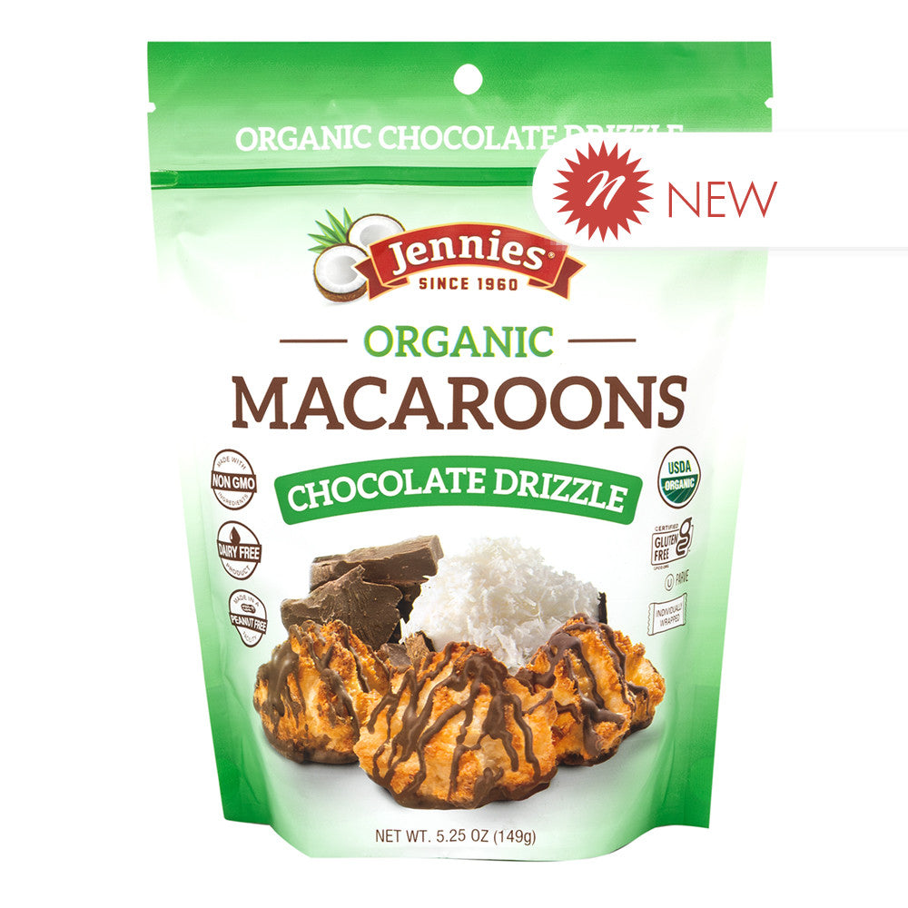 Wholesale Jennie'S - Organic Macaroon Chocolate Drizzl - 5.25Oz- Bulk