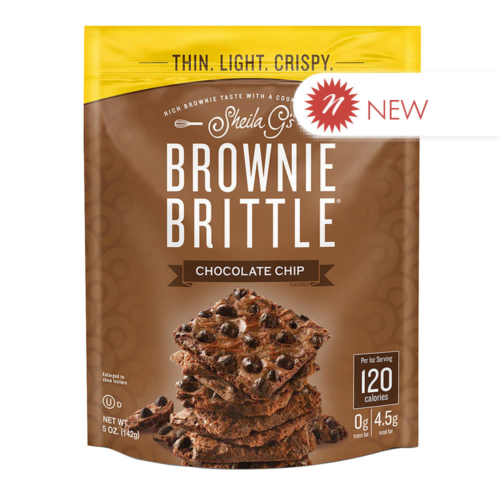 Wholesale Sheila G'S Brownie Brittle Chocolate Chip 5 Oz Bag- Bulk