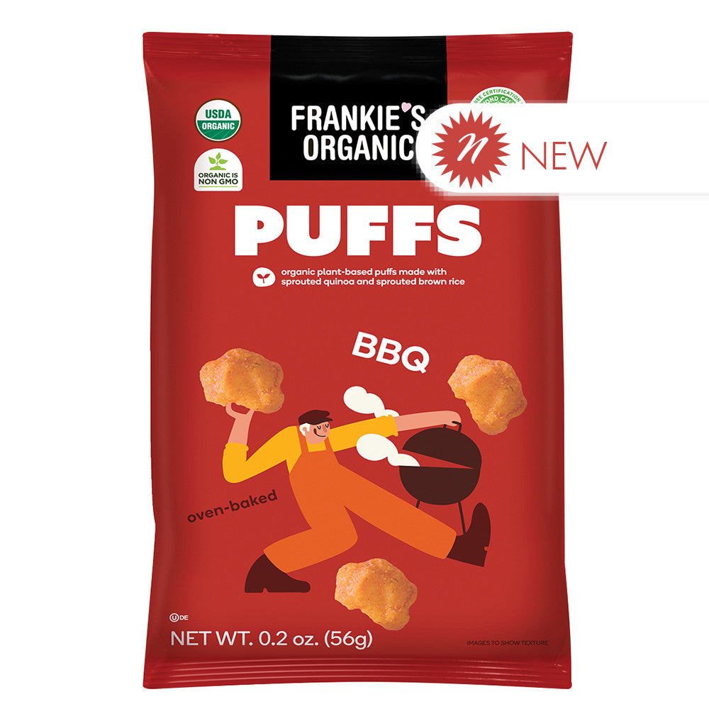 Wholesale Frankie'S Organic - Puffs Barbecue - 2Oz- Bulk