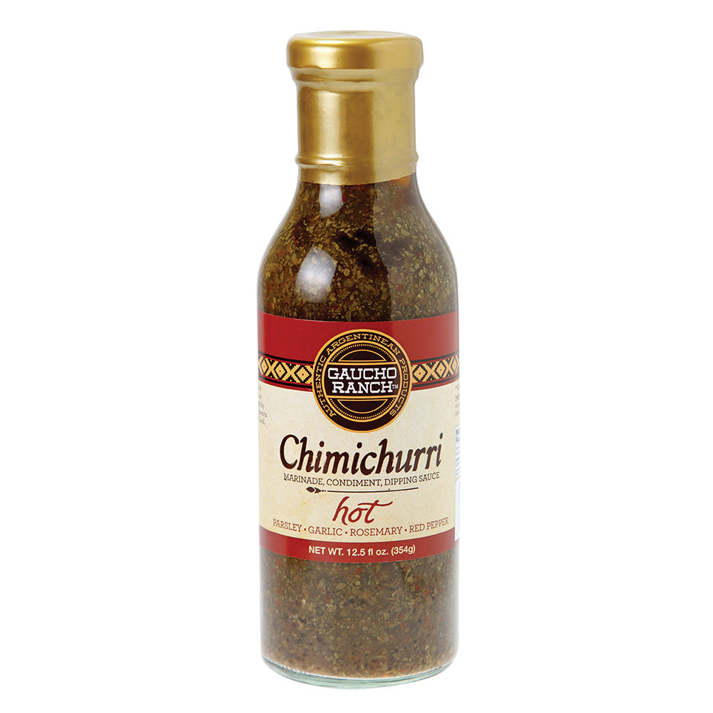 Wholesale Gaucho Hot Ranch Chimichurri 12.5 Oz Bottle- Bulk