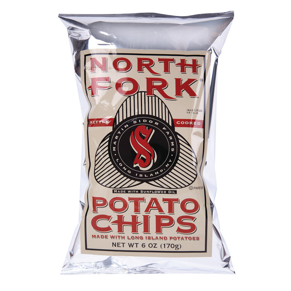 Wholesale North Fork Potato Chips 6 Oz Bag- Bulk