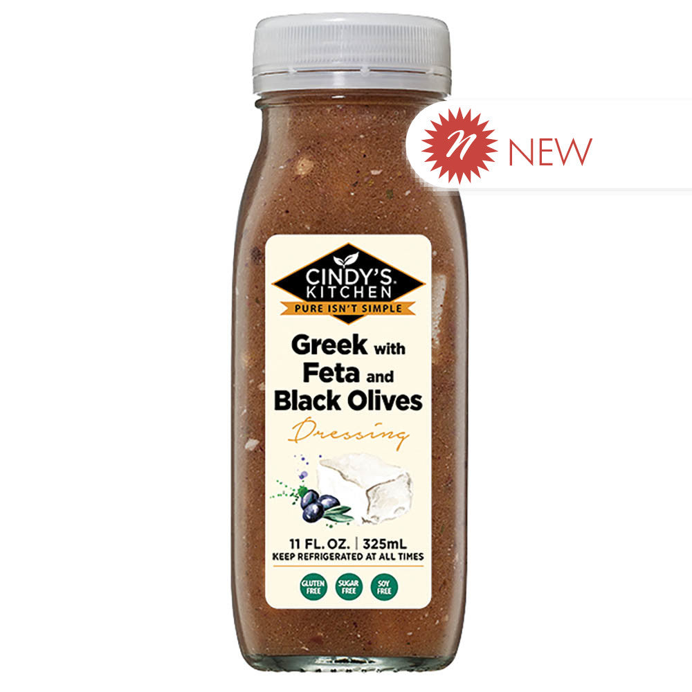 Wholesale Cindy'S Greek With Feta & Black Olives Dressing 11 Oz Bottle- Bulk