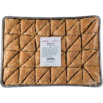 Wholesale Athens Baklava 48 pc (6 lb) trays- Bulk