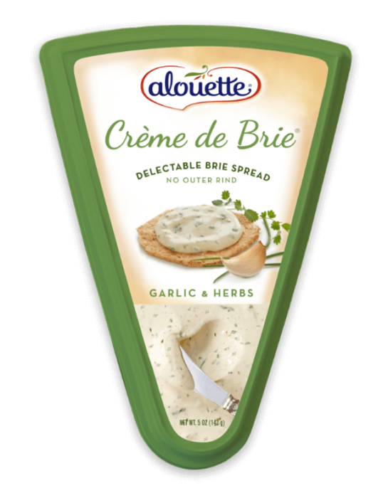 Alouette Cheese Creme De Brie Spread Plain 5oz 6ct