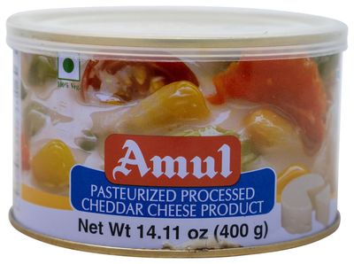 Wholesale Amul Cheese Can 14 oz- Bulk