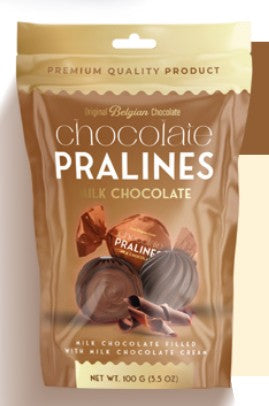 Wholesale BeeMax Milk Chocolate Pralines With Milk Chocolate Cream – 3.5 Oz- Bulk