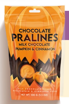 Wholesale BeeMax Milk Chocolate Pralines With Pumpkin & Cinnamon Cream C – 3.5 Oz- Bulk