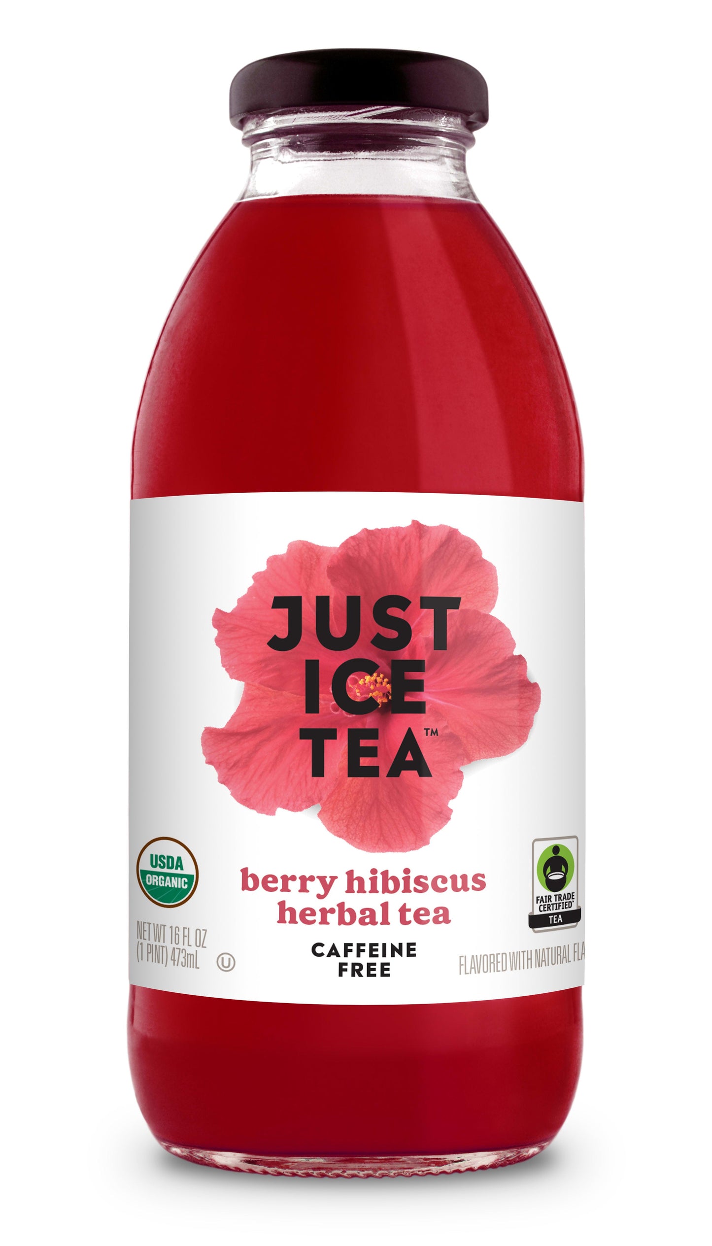 Wholesale Just Ice Tea 12/16Oz Berry Hibiscus Herbal Tea- Bulk