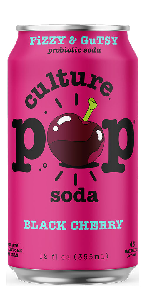 Wholesale Culture Pop 12/12 Oz Black Cherry- Bulk