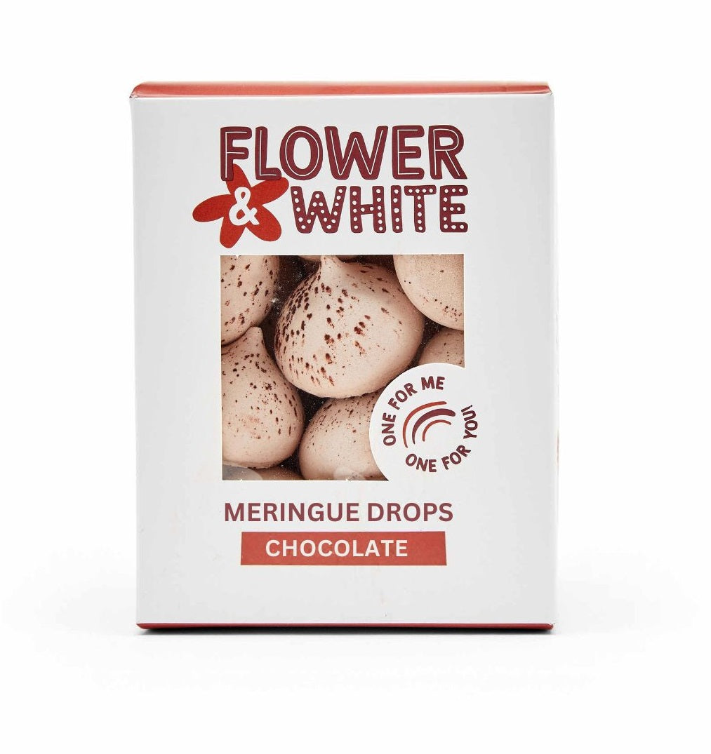 Wholesale Flower & White Chocolate Meringue Drops 3.53oz (100g)- Bulk