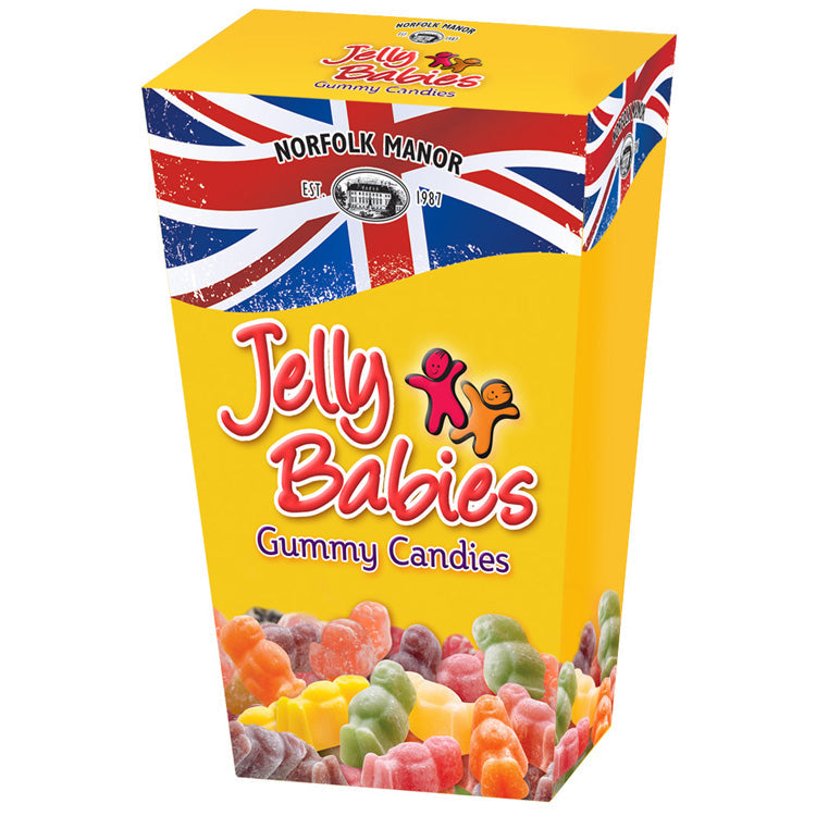 Wholesale Norfolk Manor Jelly Babies, Box 8.82oz (250g)- Bulk