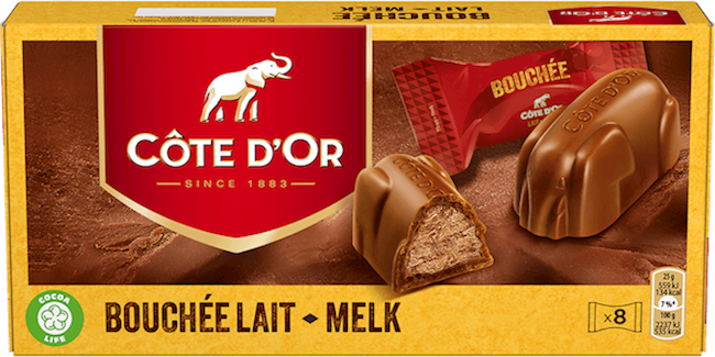 Wholesale Cote D'or Bouchees Dessert 8 Pieces Milk 7.05 Oz.- Bulk