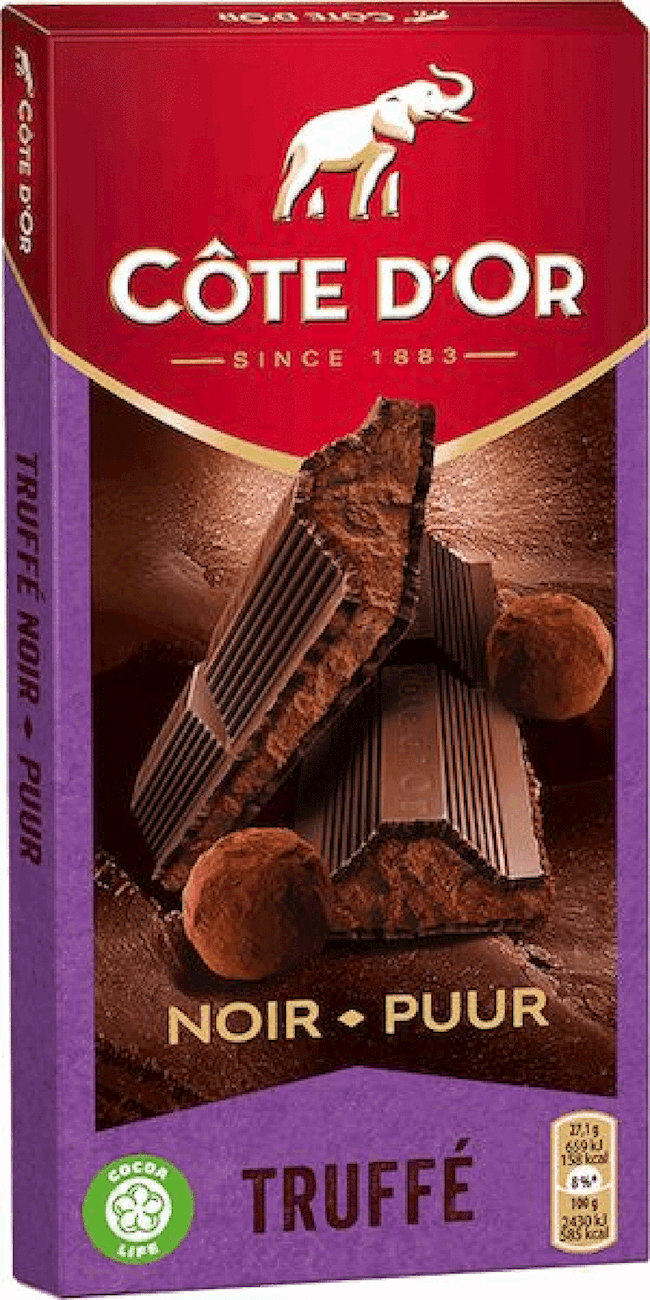 Côte d'Or Dark Chocolate Truffle Filled Candy Bar 6.7 OZ