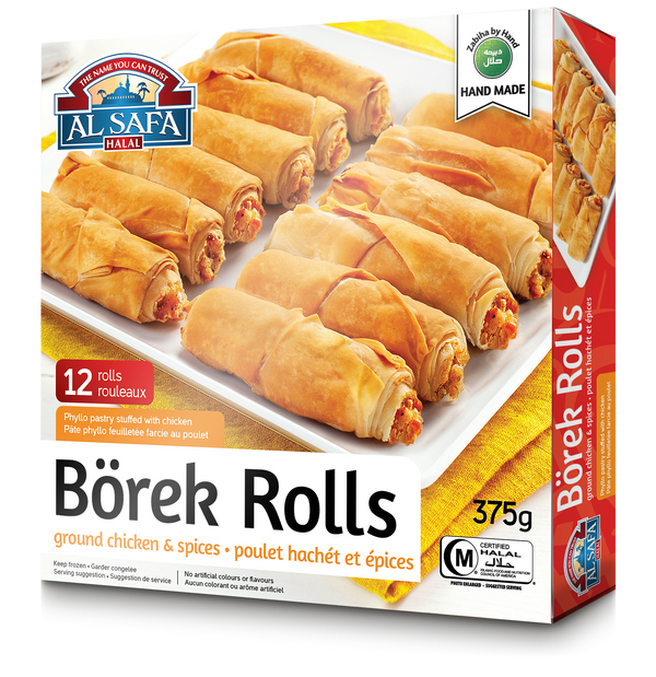 Al Safa Halal Borek Roll w/Chicken 375g