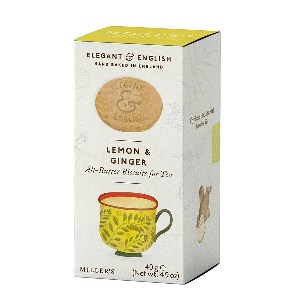 Wholesale The Fine Cheese Company Elegant & English All-Butter Biscuits with Lemon & Gin 4.9 oz- Bulk