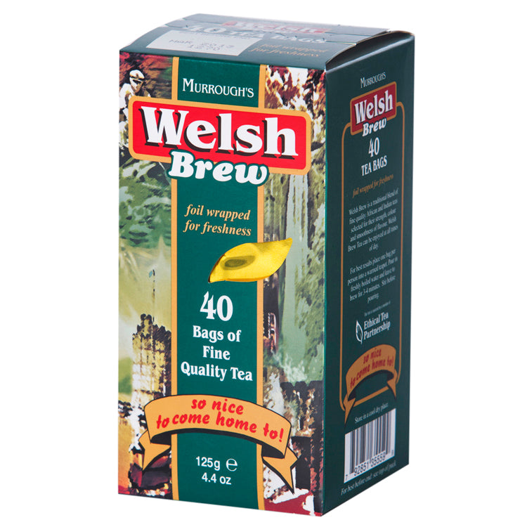 Murrough's Welsh Brew Teabags, 40ct 4.4oz (125g)