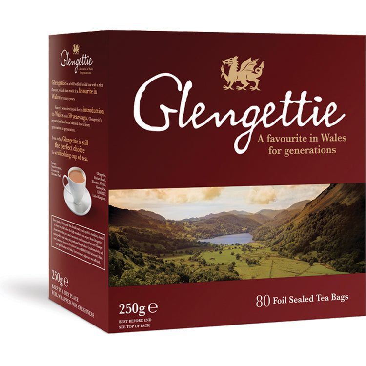 Glengettie Teabags, 80ct 8.8oz (250g)