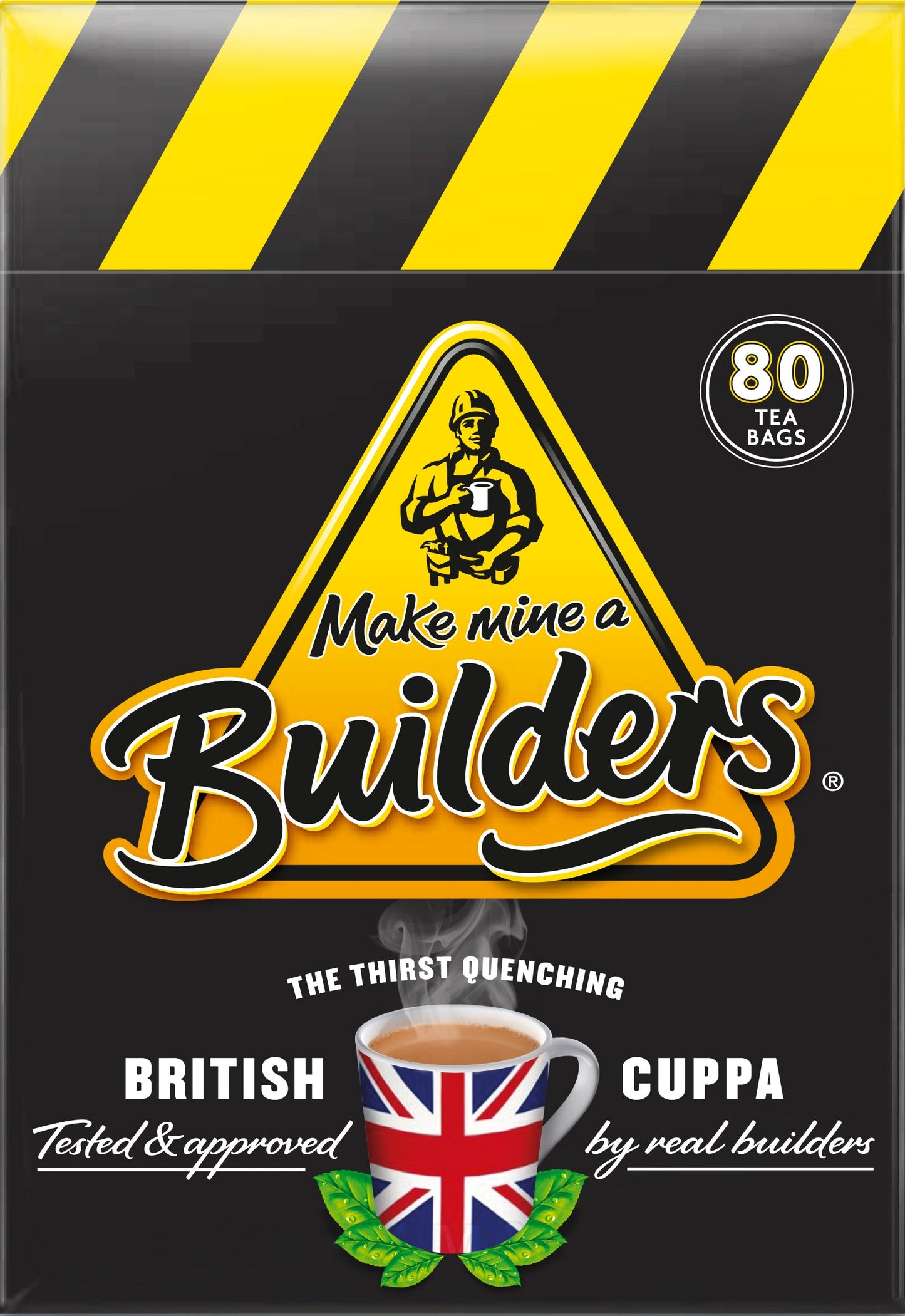 Wholesale Builder's Teabags, 80ct 8.82oz (250g)- Bulk